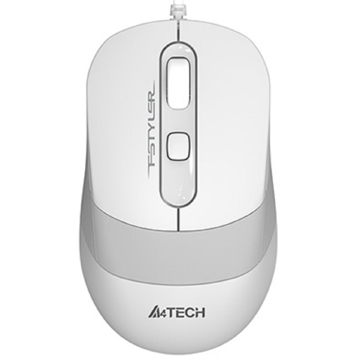 A4tech FM10S Fstyler, Wired, USB, Mouse, White/Grey