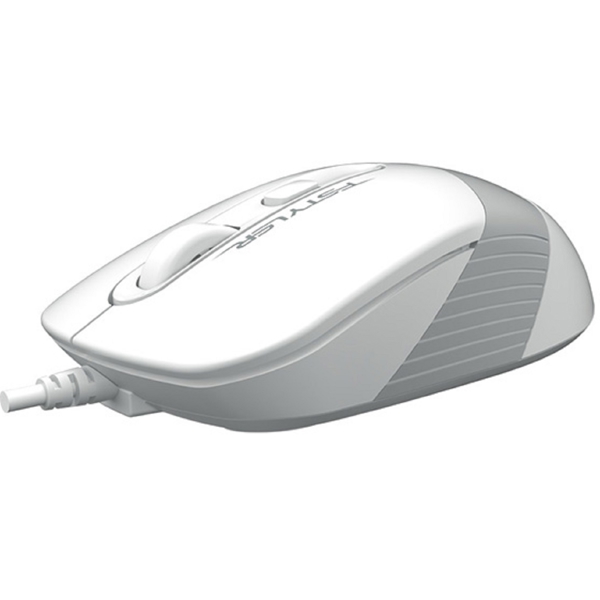 მაუსი A4tech FM10S Fstyler, Wired, USB, Mouse, White/Grey