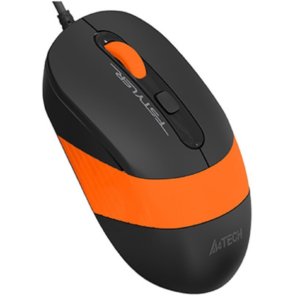 მაუსი A4tech FM10S Fstyler, Wired, USB, Mouse, Black/Orange