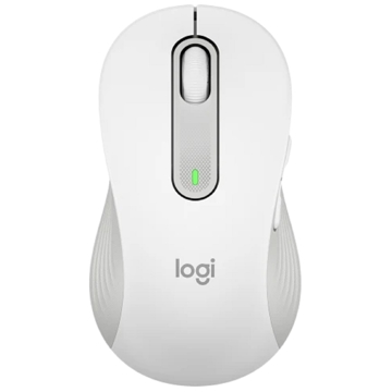 Logitech 910-006240 M650L Left Signature, Wireless, USB, Bluetooth, Mouse, White