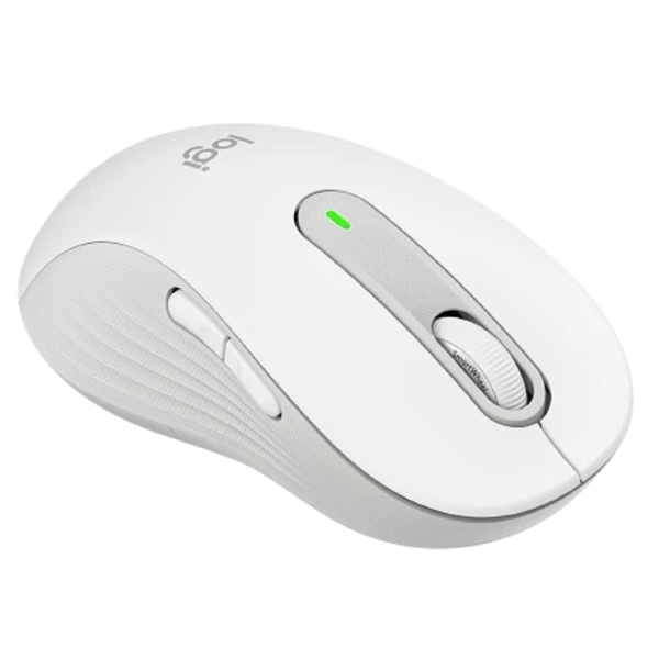 Logitech 910-006240 M650L Left Signature, Wireless, USB, Bluetooth, Mouse, White