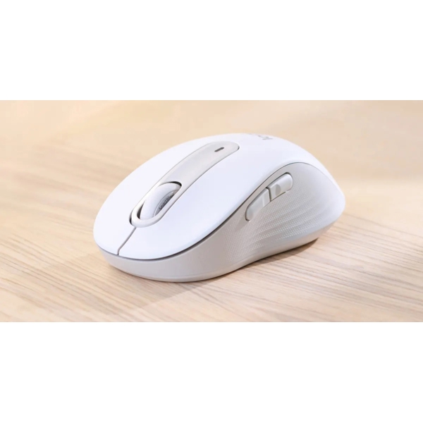 მაუსი Logitech 910-006240 M650L Left Signature, Wireless, USB, Bluetooth, Mouse, White