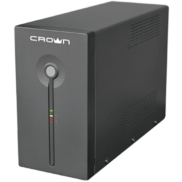 უწყვეტი კვების წყარო Crown Micro CMU-2000D, 480VA, UPS, Black