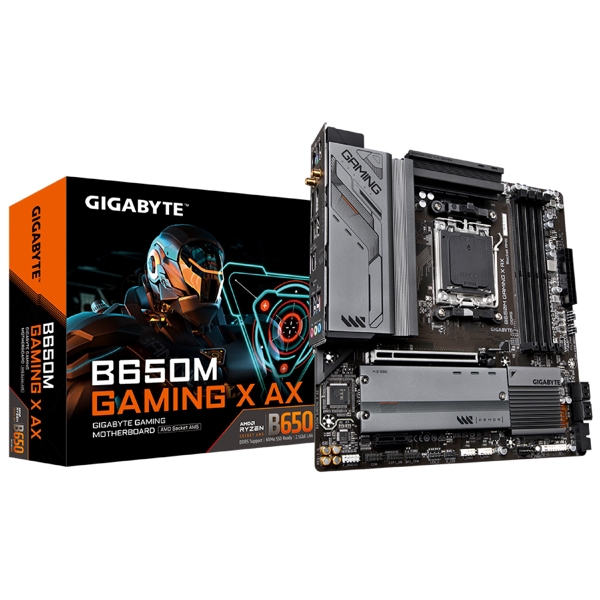 დედა დაფა GigaByte B650M, AM5, DDR5, DIMM, 96GB