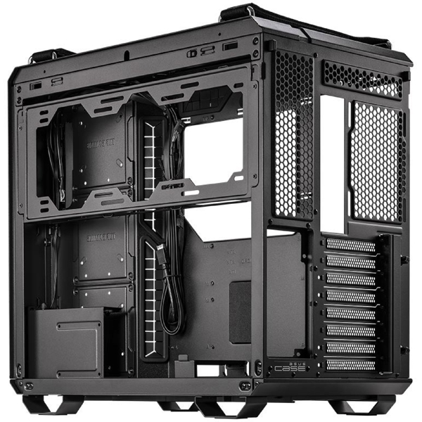 Asus 90DC0090-B09010, Computer Case, MidT, MicroATX, Mini-ITX, USB-C, 2xUSB 3.2, Black