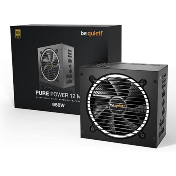 კვების ბლოკი be quiet! BN342, 650W, 80 Plus, Power Supply, Black