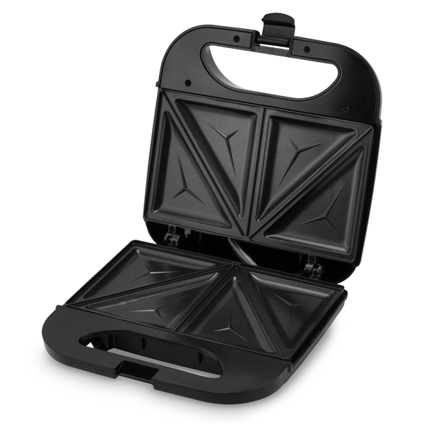 Maxwell MW-1553, 800W, Sandwich Maker, Black/Silver