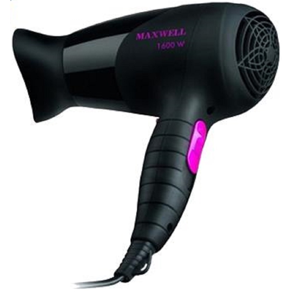 თმის საშრობი Maxwell MW-2007, 1200W, Hair Dryer, Black