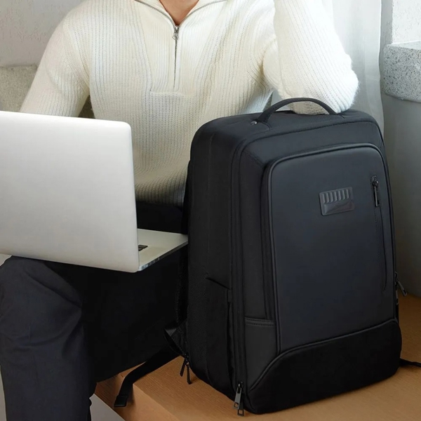 ნოუთბუქის ჩანთა Xiaomi Ninetygo 6941413220132, 15.6", Backpack, Black