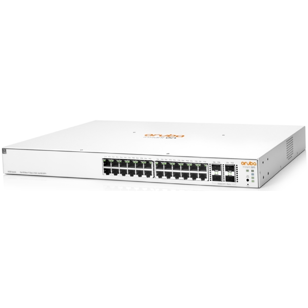 Aruba JL683A#ABB Instant On 1930, 24-Port Gigabit, PoE+ Switch, White