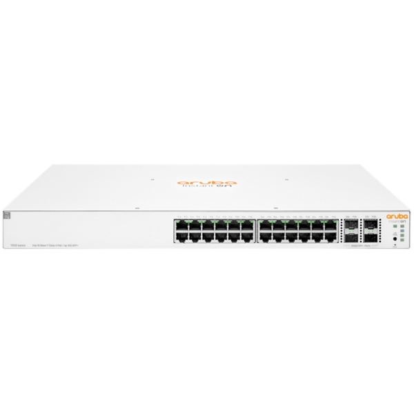 Aruba JL684A#ABB Instant On 1930, 24Port Gigabit, PoE+ Switch, White