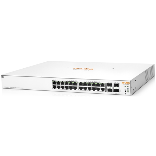 Aruba JL684B#ABB Instant On 1930, 24Port Gigabit, PoE+ Switch, White