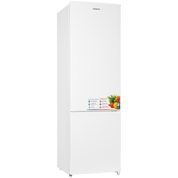 მაცივარი Ardesto DDF-M260W177, 260L, A+, Refrigerator, White