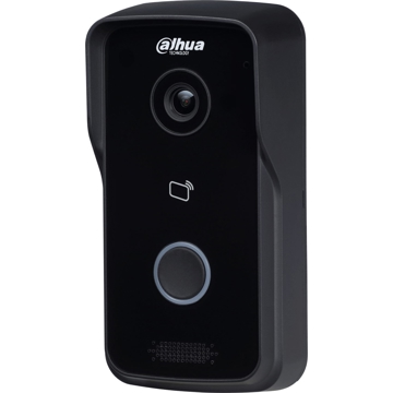 Dahua DHI-VTO2111D-P-S2 Wire-Free Video Doorbell, 1MP, 2-Way Audio, Night Vision, Black