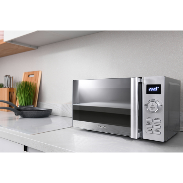 მიკროტალღური ღუმელი Ardesto GO-E745SI, 700W, 20L, Microwave Oven, Grey