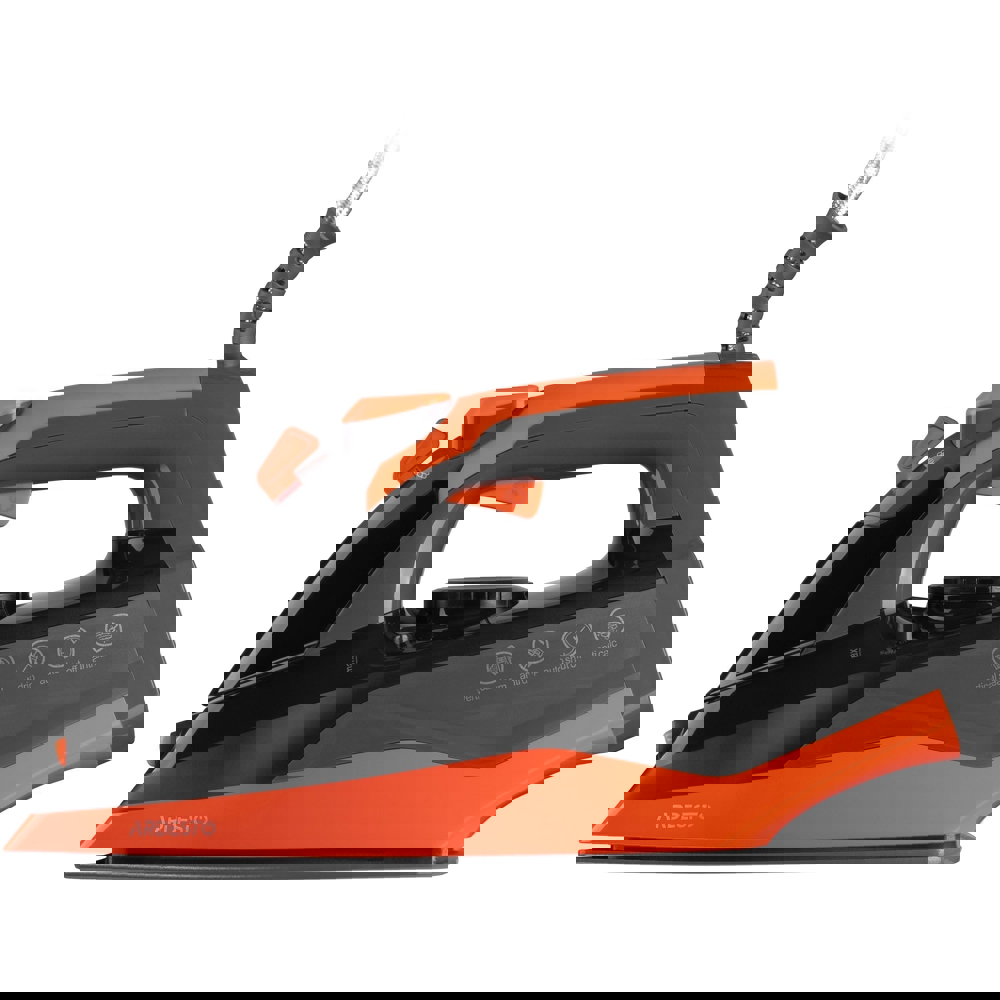 Ardesto IR-C2233-GR, 2200W, 0.34l, Steam Iron, Black/Orange