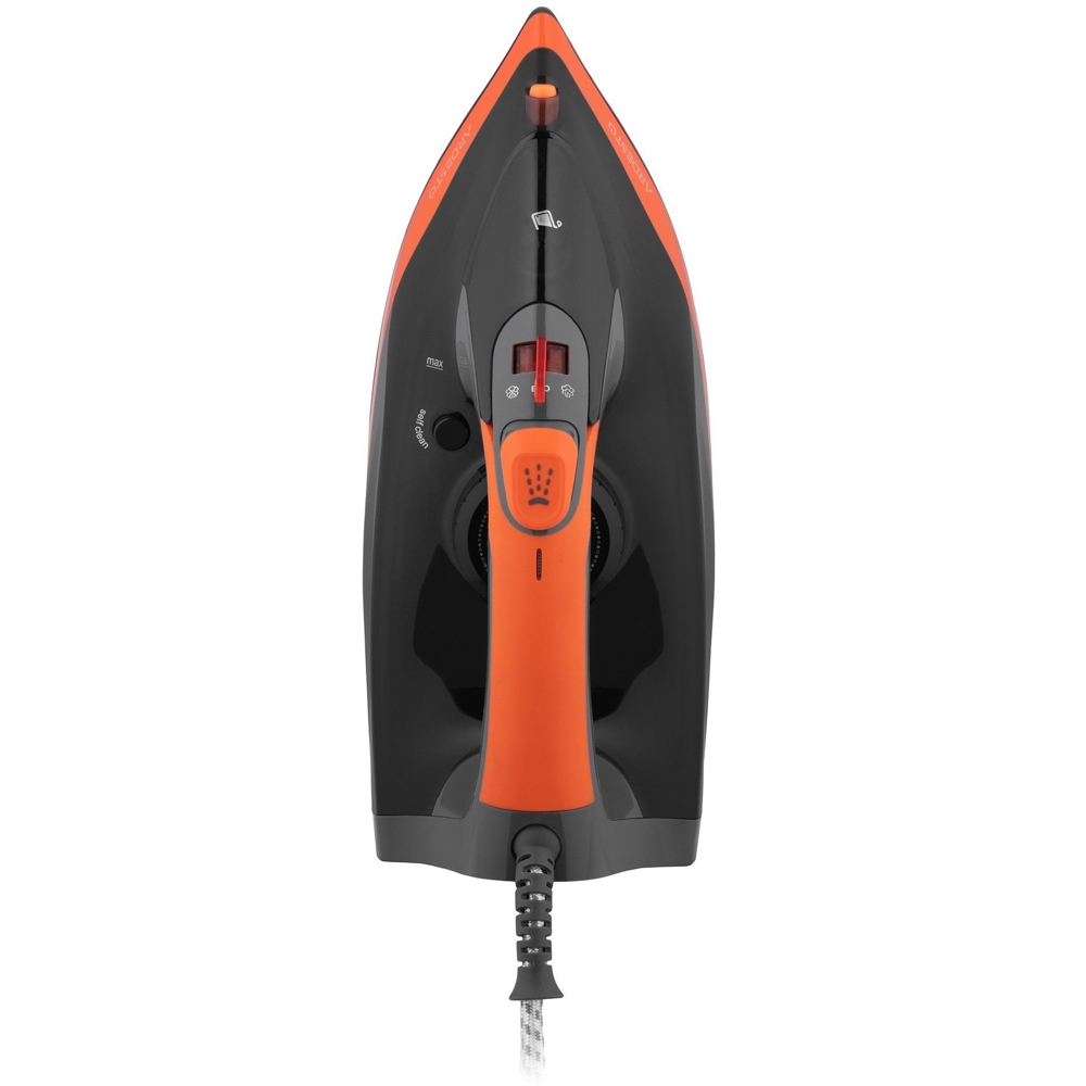 Ardesto IR-C2233-GR, 2200W, 0.34l, Steam Iron, Black/Orange