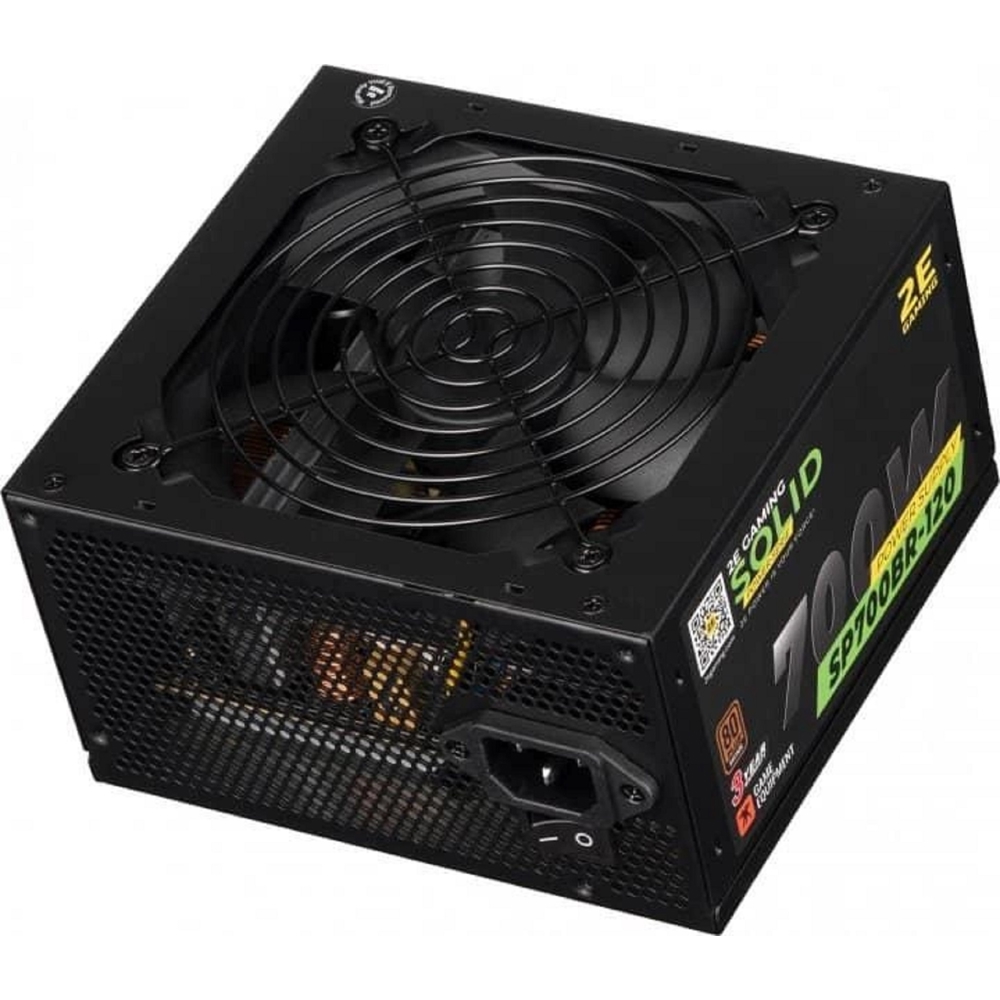 2E 2E-SP700BR-120, 700W, 80 Plus, Power Supply, Black