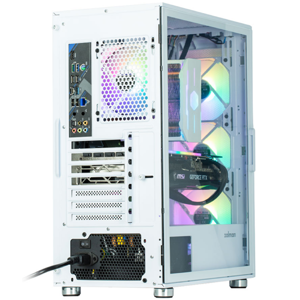 ქეისი Zalman I3NEOWHITE, Computer Case, MidT, ATX, M-ATX, M-ITX, USB 2.0, 2x USB 3.0, White