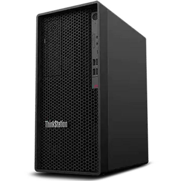 პერსონალური კომპიუტერი Lenovo 30E4S6XF00 ThinkStation P350,  i7-11700K, 32GB, 256GB SSD + 2TB HDD, RTX3060 12GB, Black