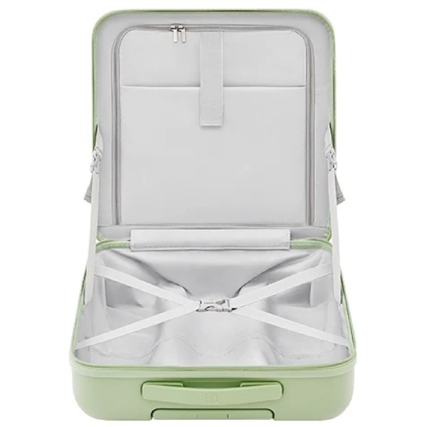 სამოგზაურო ჩანთა Xiaomi Ninetygo 6941413218535 Lightweight Pudding, 35L, Suitcase, Green