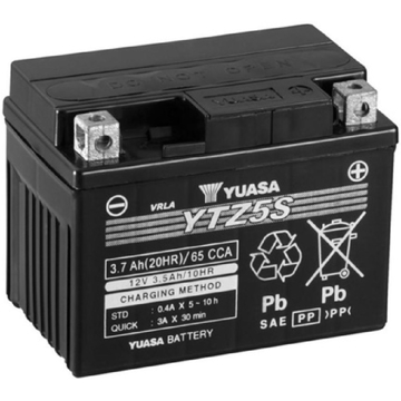 მოტოციკლის აკუმულატორი YIGIT AKU 20302320 YTZ5S-BS, 12V, 4Ah, Motorcycle Battery