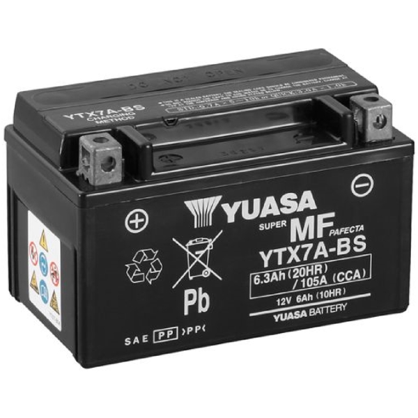 Yigit Aku 20302077 YTX7A-BS, 12V, 7Ah, Motorcycle Battery