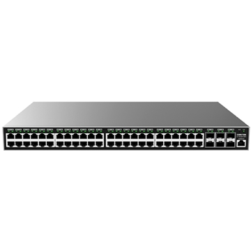 სვიჩი Grandstream GWN7806P, 48-Port Gigabit, PoE Switch, Silver