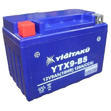 აკუმულატორი Yigit Aku 20302078 YTX9-BS, 12V, 9Ah, Battery