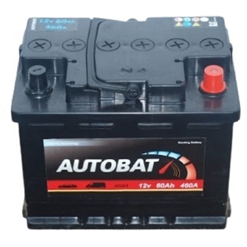 მანქანის აკუმულატორი Autobat 20302523, 12V, 60Ah, Car Battery