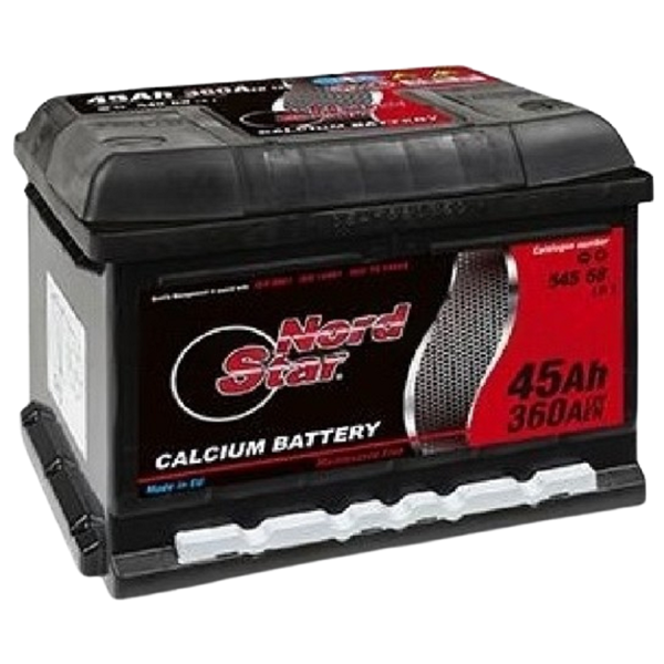 Nordstar 20301896, 12V, 45Ah, Car Battery