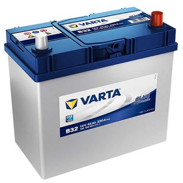 მანქანის აკუმულატორი Varta 20300624 Blu B31, 12V, 45Ah, Car Battery