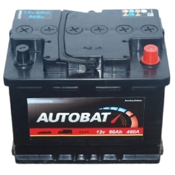 მანქანის აკუმულატორი Autobat 20302525, 12V, 60Ah, Car Battery