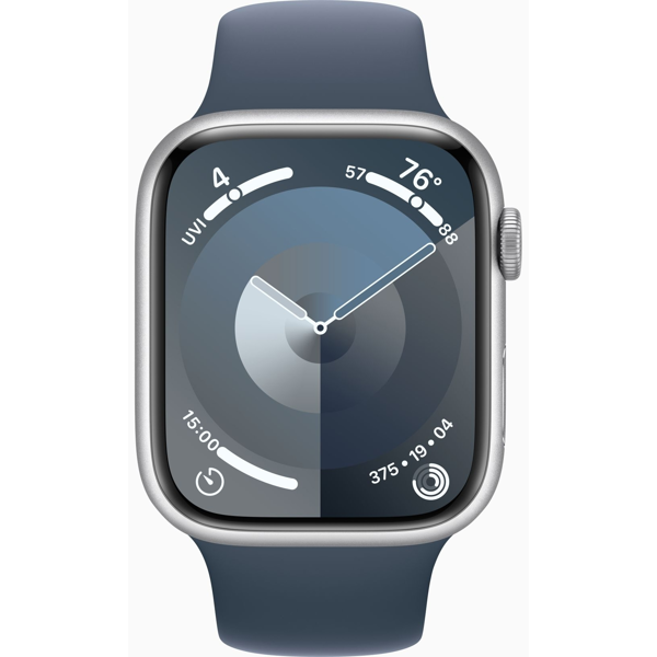 სმარტ საათი Apple MR9D3QI/A_MR9D3QR/A  Watch Series 9, 1.9", 45mm, IPX6, Bluetooth, Wi-Fi, Smart Watch, Storm Blue