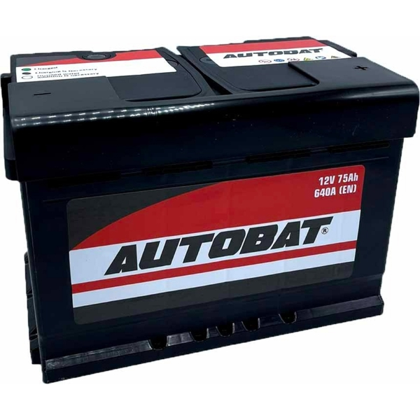 მანქანის აკუმულატორი Autobat 20302529, 12V, 75Ah, Car Battery