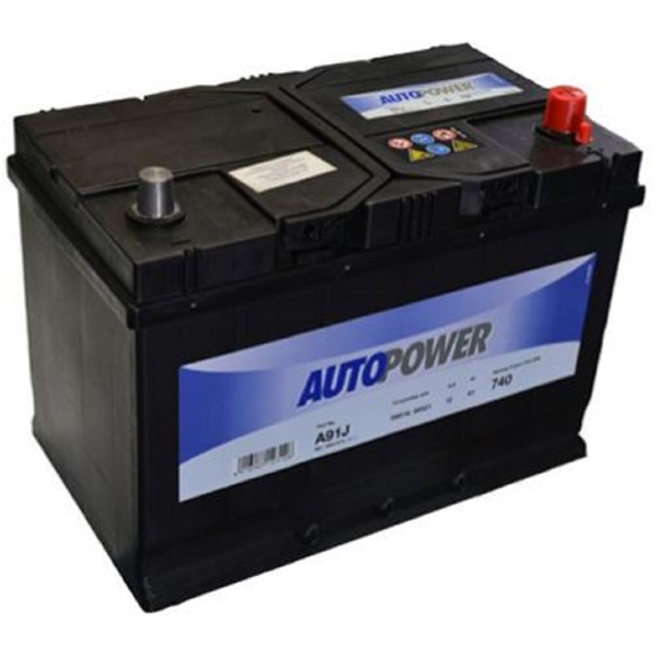 Autopower 20300818 A91J, 12V, 91Ah, Car Battery