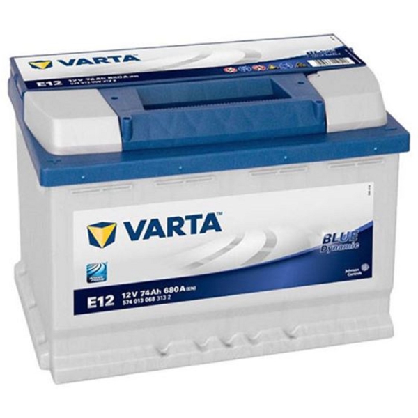 მანქანის აკუმულატორი Varta 20300051 BLU E12, 12V, 74Ah, Car Battery