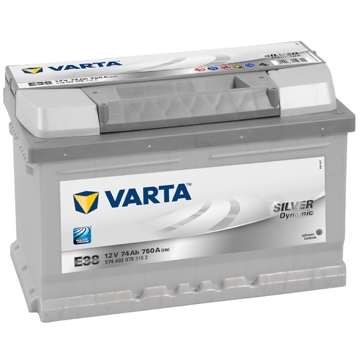 Varta 20300045 SIL E38, 12V, 74Ah, Car Battery