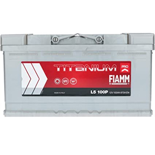 Fiamm 20302027 TP L5, 12V, 100Ah, Car Battery