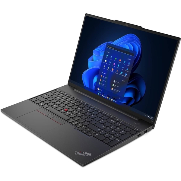 ნოუთბუქი Lenovo 21JT000DRT ThinkPad E16, Ryzen 5-7530U, 16GB, 512GB SSD, Integrated, Black