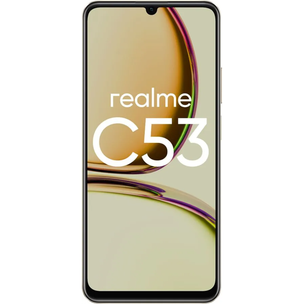 მობილური ტელეფონი Realme C53, 6GB, 128GB, Dual Sim, LTE, NFC, Gold