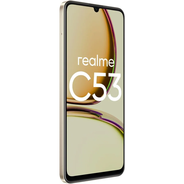 მობილური ტელეფონი Realme C53, 6GB, 128GB, Dual Sim, LTE, NFC, Gold