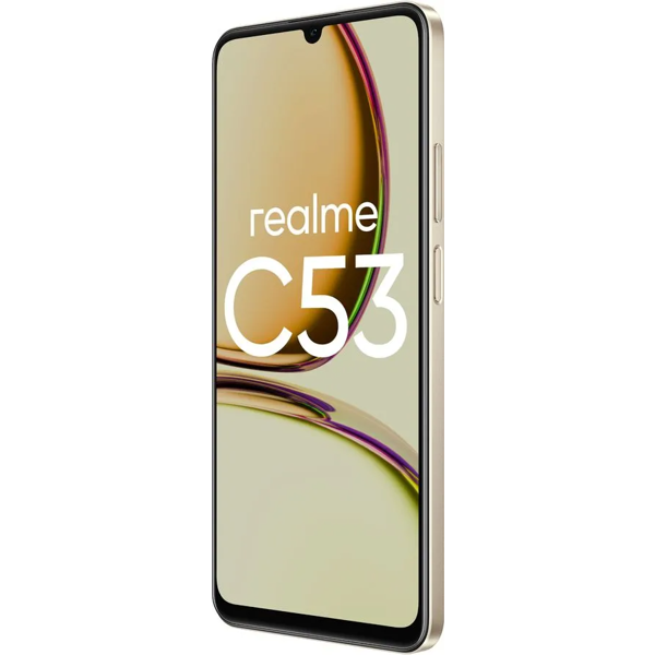 მობილური ტელეფონი Realme C53, 6GB, 128GB, Dual Sim, LTE, NFC, Gold