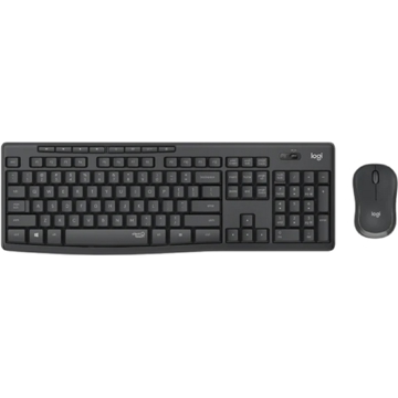 კლავიატურა + მაუსი Logitech L920-009800 MK295, Wireless, USB, Keyboard And Mouse, Black