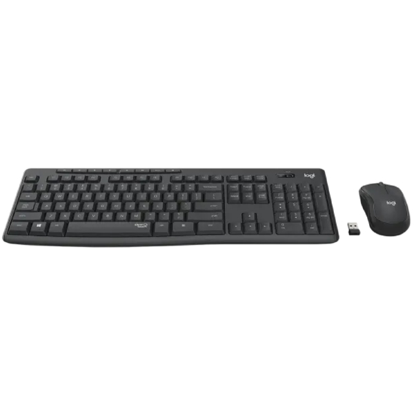 Logitech L920-009800 MK295, Wireless, USB, Keyboard And Mouse, Black