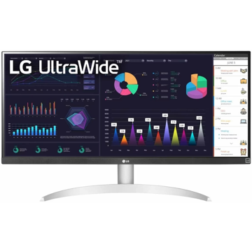 მონიტორი LG 29WQ600-W.AMA UltraWide, 29", Monitor, QHD, HDMI, DP, USB Type-C, White