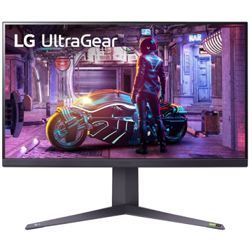 მონიტორი LG 32GQ850-B.AMA UltraGear, 32", Monitor, QHD, IPS, HDMI, Mini DP, DVI, Black