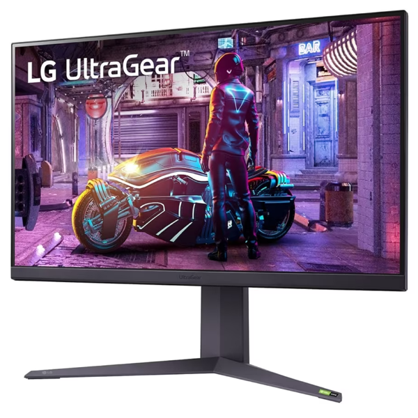 LG 32GQ850-B.AMA UltraGear, 32", Monitor, QHD, IPS, HDMI, Mini DP, DVI, Black