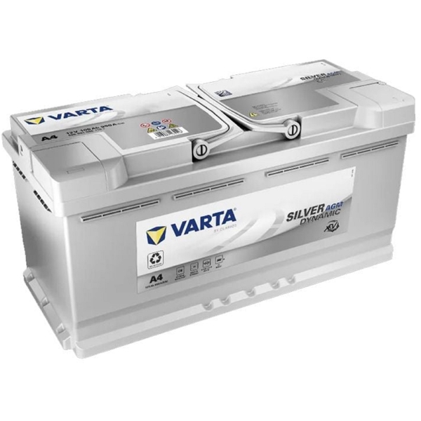 მანქანის აკუმულატორი Varta 20303480 SIL AGM A4, 12V, 105Ah, Car Battery