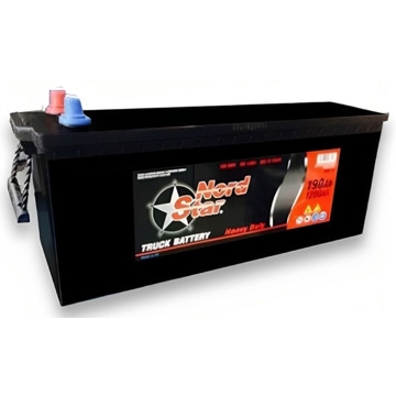 მანქანის აკუმულატორი NordStar 20301930, 12V, 190Ah, Car Battery